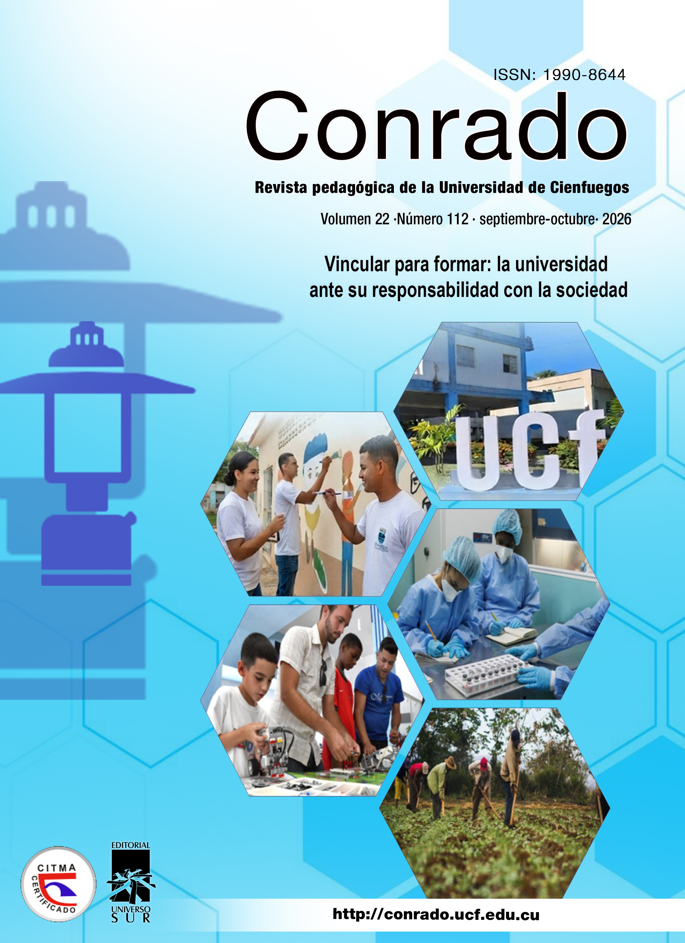 					Ver Vol. 22 Núm. 112 (2026): Vincular para formar: la universidad ante su responsabilidad con la sociedad
				