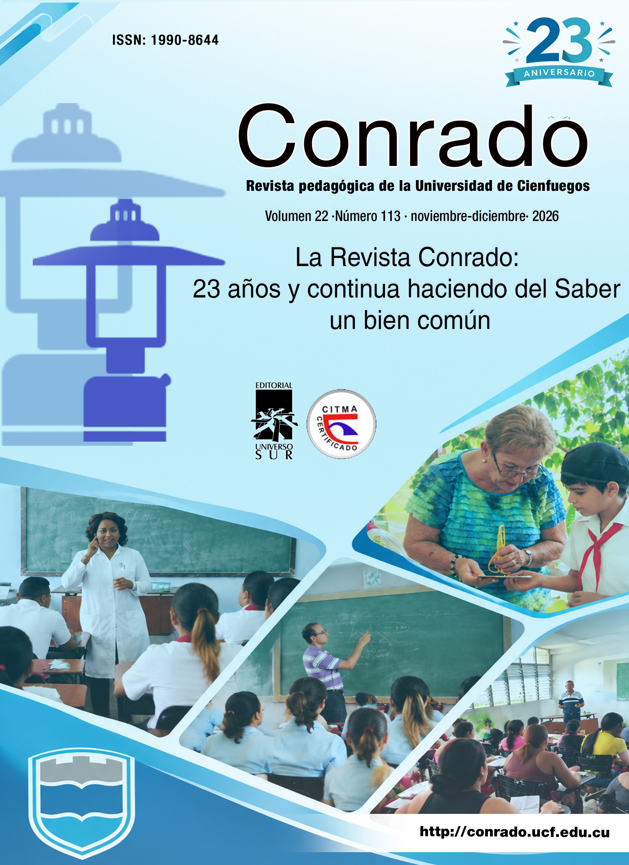 					Ver Vol. 22 Núm. 113 (2026): La Revista Conrado: 23 años y continua haciendo del Saber un bien común
				